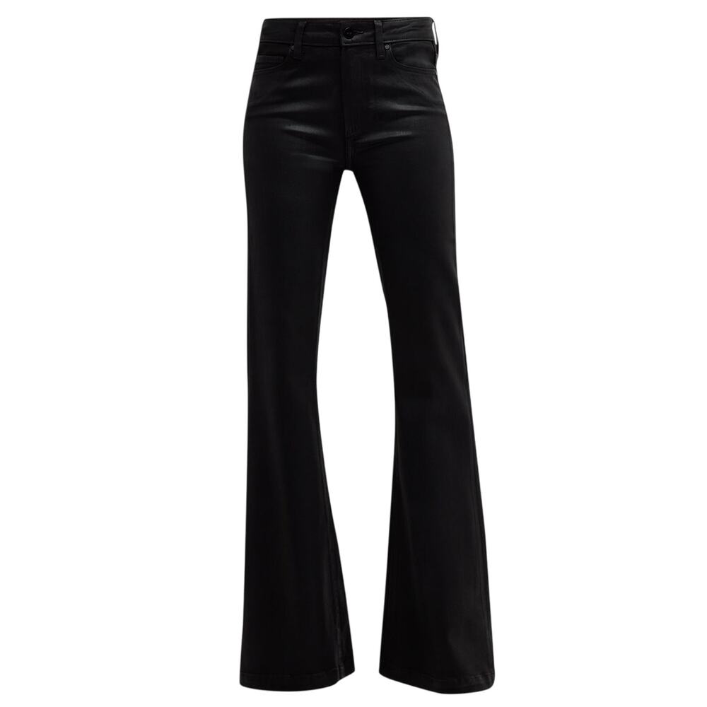 Neiman Marcus Classic Black Genevieve Flare Denim Jeans Size 27
